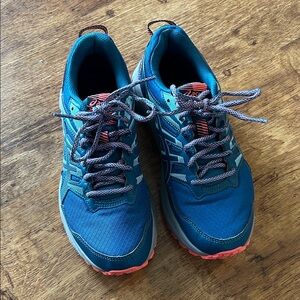 Asics Trail Scout 2 Teal and Coral Athletic Shoes women’s size 8.5